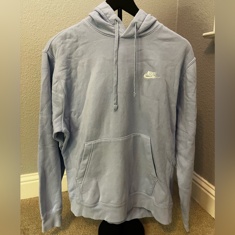 Nike Blue Sweatshirt Pullover with Adjustable Hood
